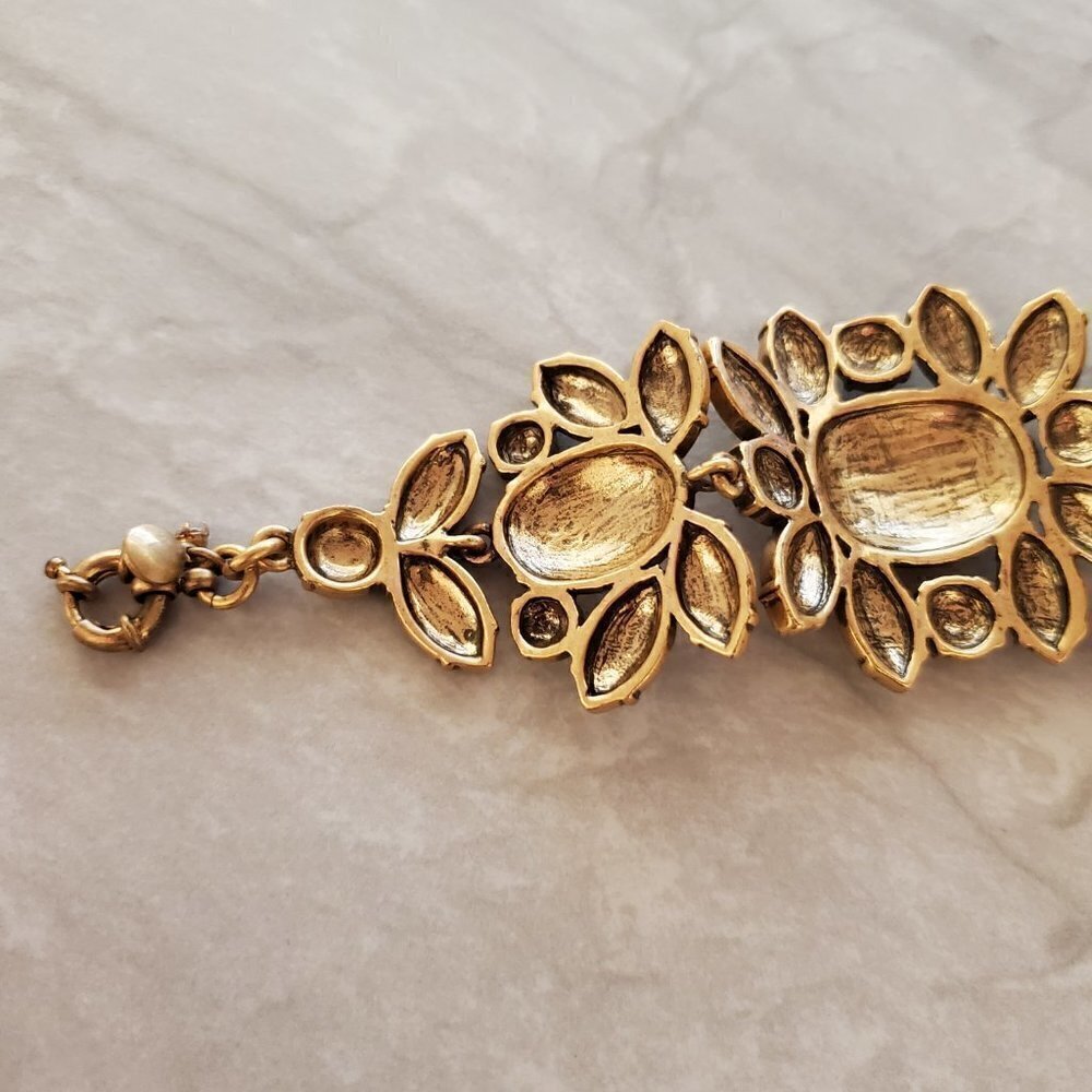 💖💖 J. Crew Garden Leaf Bracelet Gold Antiqued 💖💖 - Picture 6 of 10
